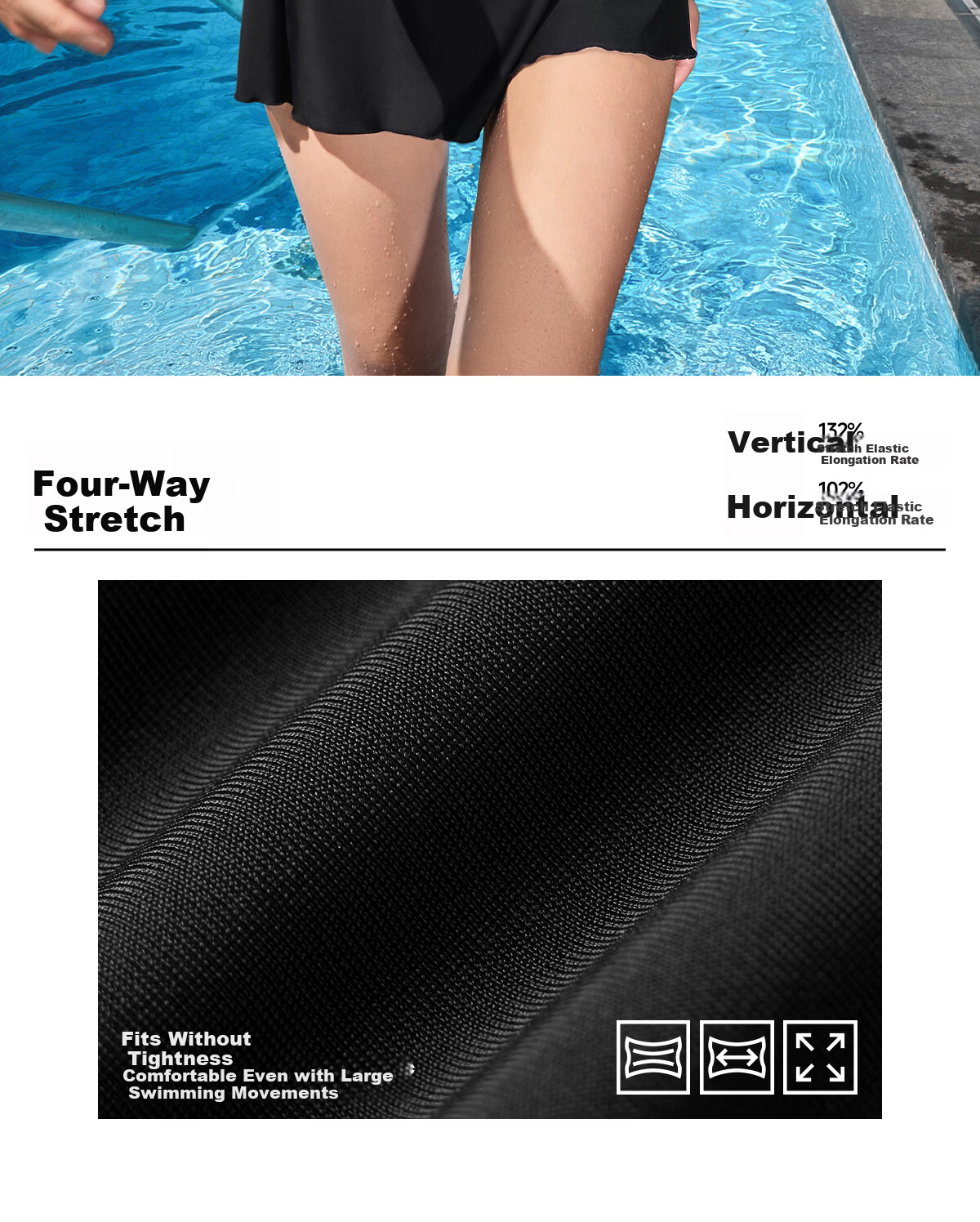 PUMA Women's One-Piece Skirted Swimsuit High-Waist Tummy Control Slimming Swimwear for Hot Springs Vacation Beach 12
