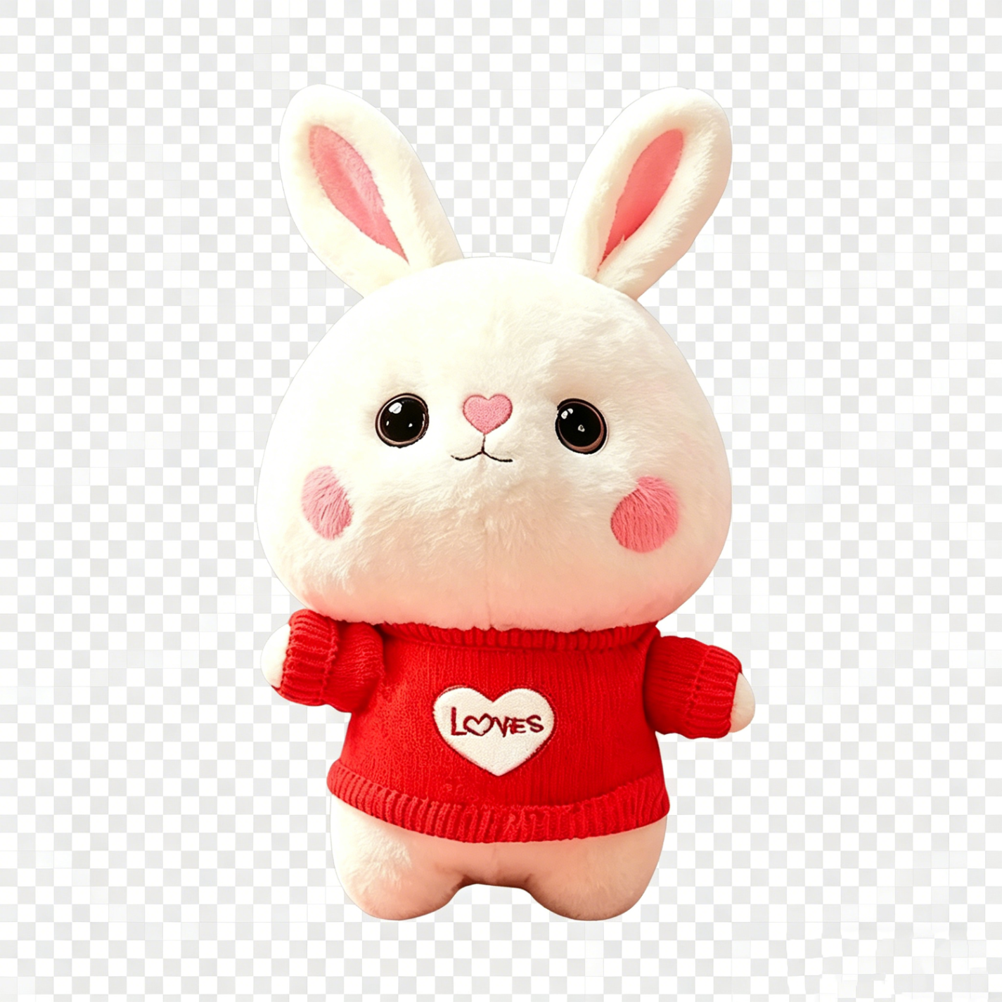 Aishangxiong Rabbit Plush Toy, Stuffed Animal Doll for Girls, Gift for Female Students' Birthday, Girlfriend's Present, Children's Sleeping Pillow, Stuffed Animal