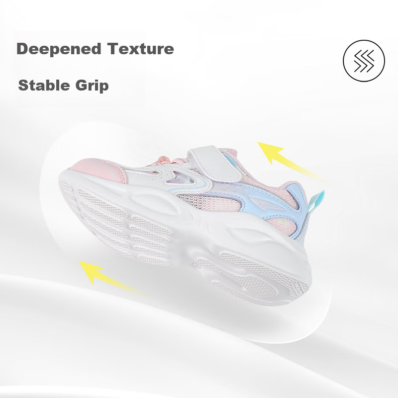 Dr. Kong Toddler Sneakers Sports Shoes Spring Boys Girls Comfortable Kids Shoes Beige/Pink/Blue Size 26