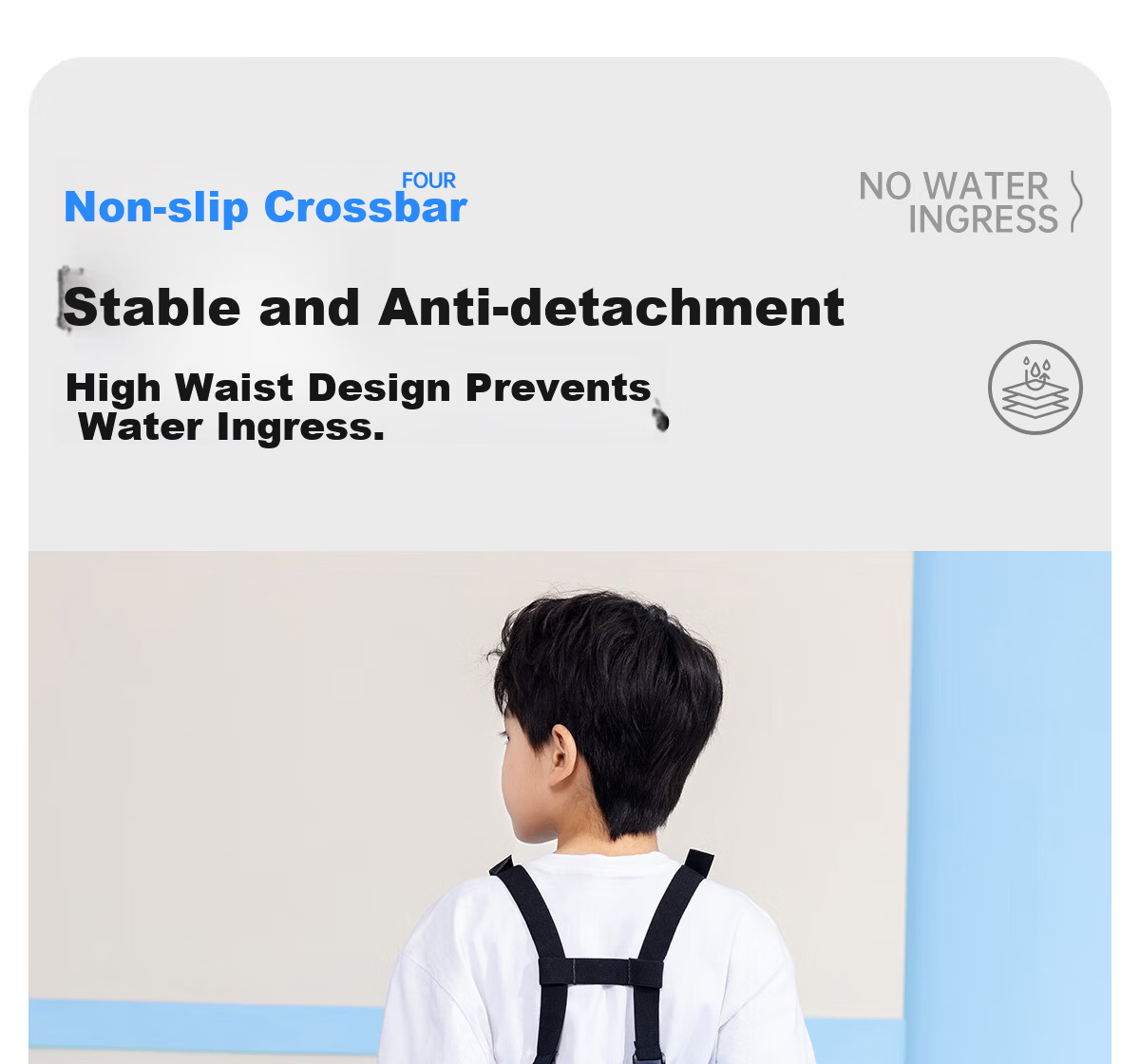 361° Kids Creek Pants Water Play Pants Swim Pants Beachcombing Pants One-Piece Water Pants Water Shoes Half-Body Waterproof Fishing and Beachcombing Suit 10