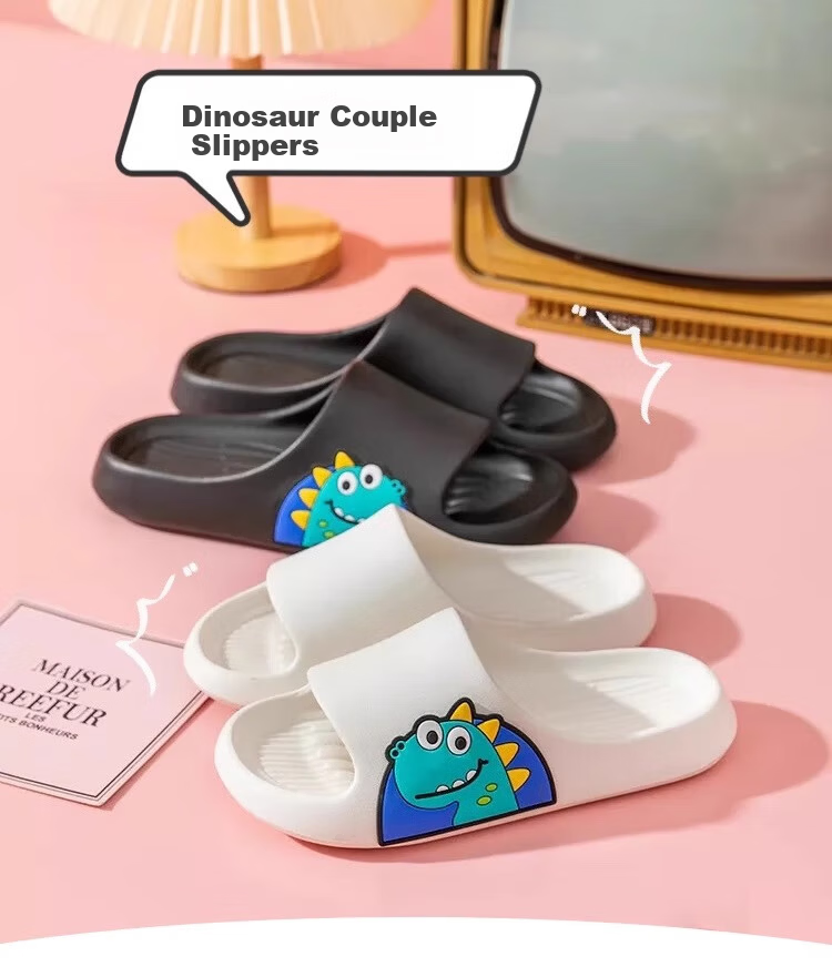 GUOLUOFEI Cartoon Kids Slippers Boys Summer Indoor Non-Slip Family Matching Sandals Navy Blue Size 26-27 1