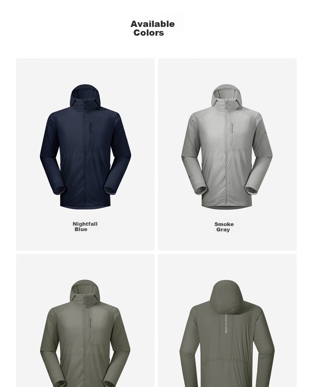 Pelliot Breeze PRO Outdoor Sun Protection Jacket Lightweight Breathable Cooling Summer Coat for Couples 126212048 40