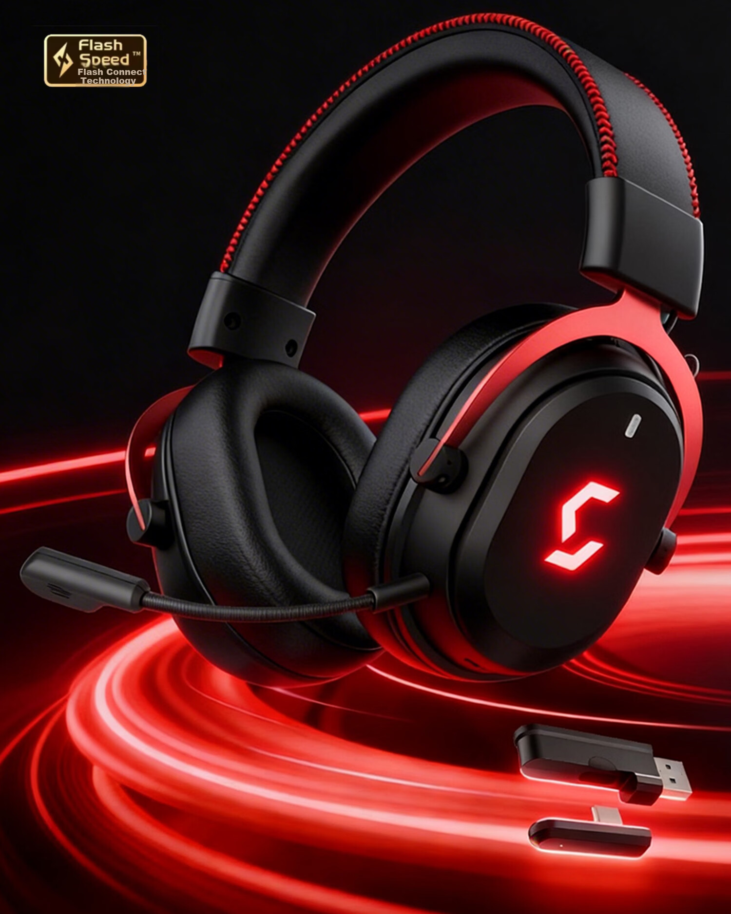 COLORFIRE iGame G169 PRO 7.1 Surround Sound Quad-Mode Wireless Gaming Headset Over-Ear Bluetooth Wired Esports Delta FPS Valorant White Blue 7