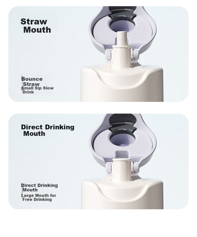 Fuquan Spray Water Bottle Children's Middle School Student School Special Sports Water Bottle Summer with Scale Straw Spray Cup 8