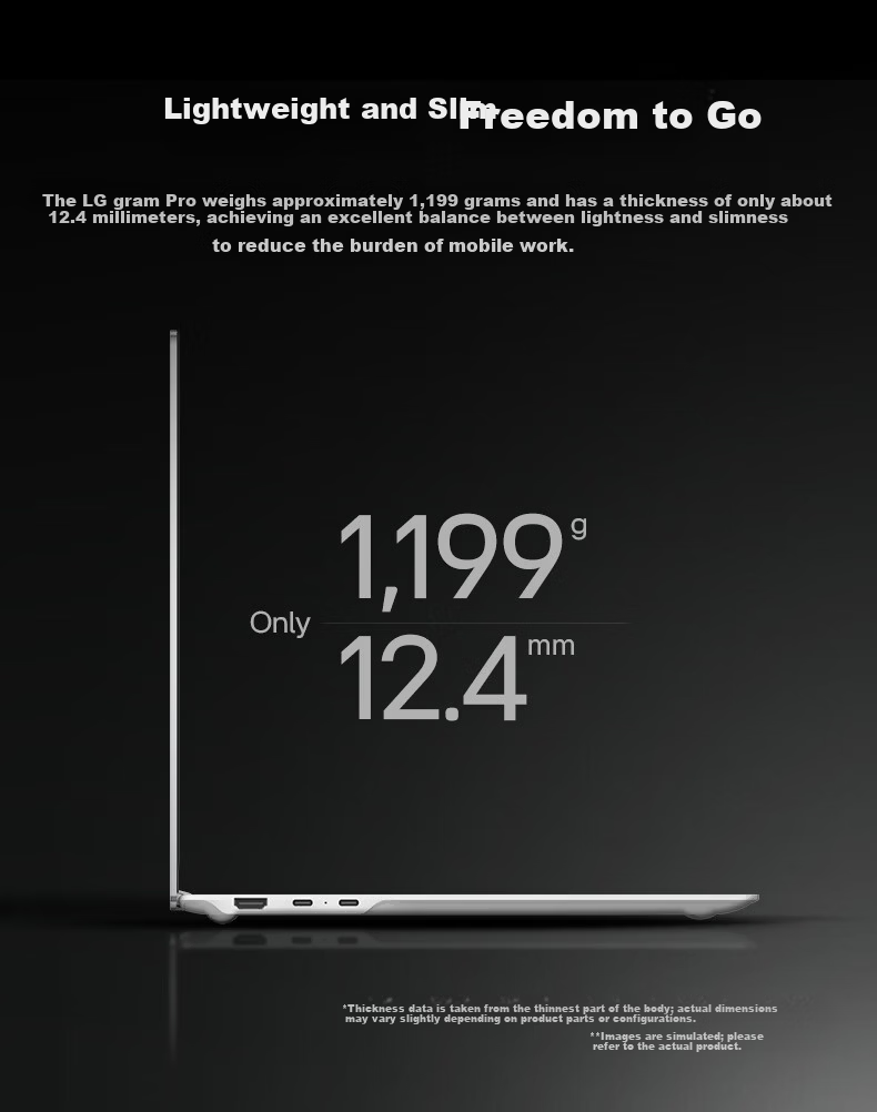 LG gramPro 2026 16-inch OLED Ultra Lightweight Laptop Aluminum Magnesium Alloy Long Battery Life Ultra X7 358H 32GB 1TB Silver 16Z90U-K.ALB9C 9