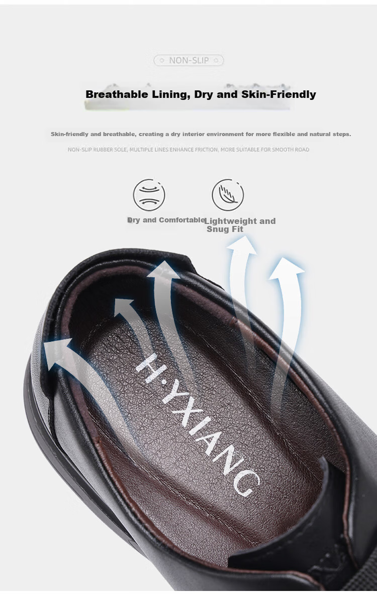 Hengyuanxiang Men's Business Casual Lace-up Derby Dress Work Commuter Shoes XB830320 Black Size 40 6
