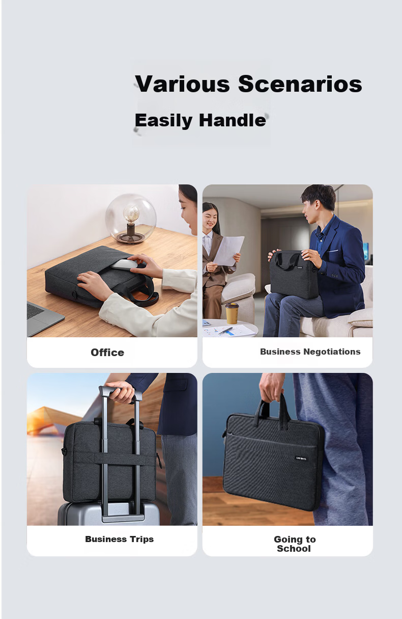 Ugreen Laptop Tablet Sleeve Bag Large Capacity 14.9 Inch Compatible with Apple MacBook Neo/Pro/Air Huawei Lenovo Xiaomi Asus 6