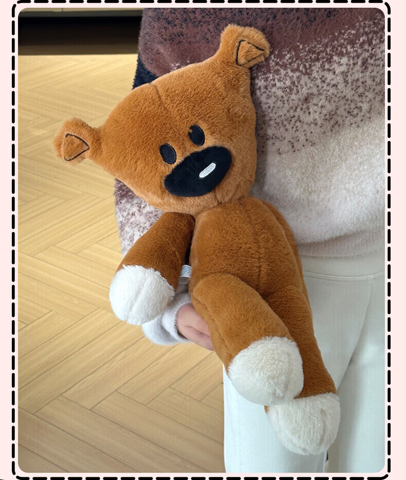 MAILE KID Mr. Bean Little Teddy Bear Plush Pillow Sleeping Stuffed Toy Gift for Girls Unique Premium Confession Birthday Present 14