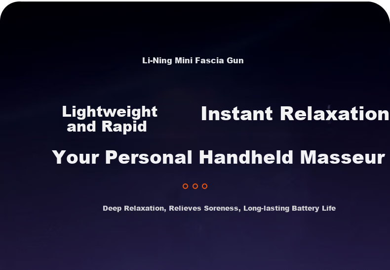 Fascia Gun Massager Professional Muscle Massager Fitness Mini Home Portable Neck Massage Gun 1