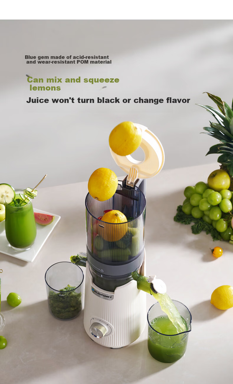 BLAUPUNKT NFC Pure Juice Juicer, Home Use Juicer, Juice And Pulp Separation, Fully Automatic, Large Diameter, for Fruits And Vegetables, No Filter, High Juice Output, Easy to Clean, YJ03 15