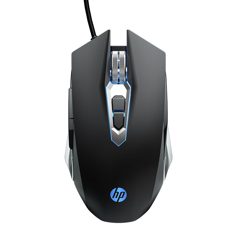 HP M220 Wired Gaming Mouse RGB Breathing Light 2400DPI Adjustable Ergonomic Mechanical Macro Programmable for Desktop Laptop PUBG LOL