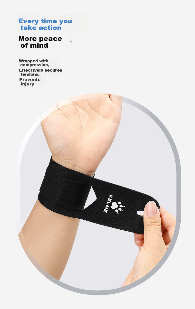 KELME TFCC Wrist Brace Injury Support Sprain Professional Unisex Tendon Sheath Protector Medical Fitness Training Strain Relief 4