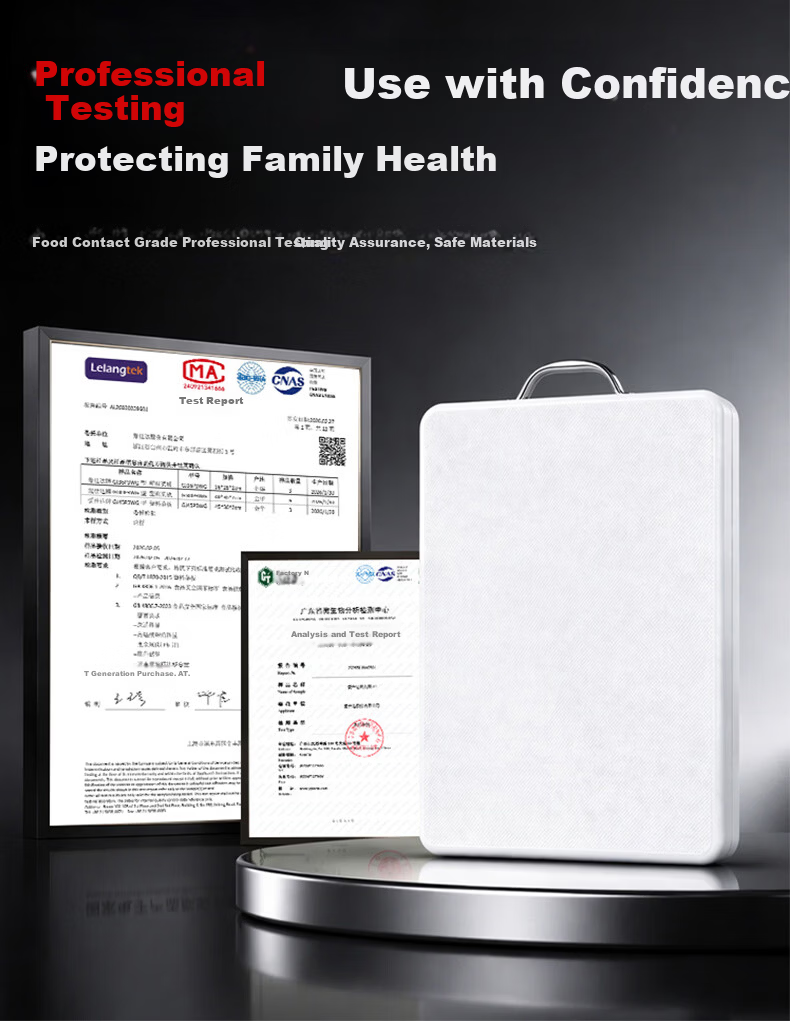 ASD Antibacterial and Mildew-Resistant Household Cutting Board Food-Grade Plastic Double-Sided Thickened PE Chopping Board for Fruits and Vegetables 5
