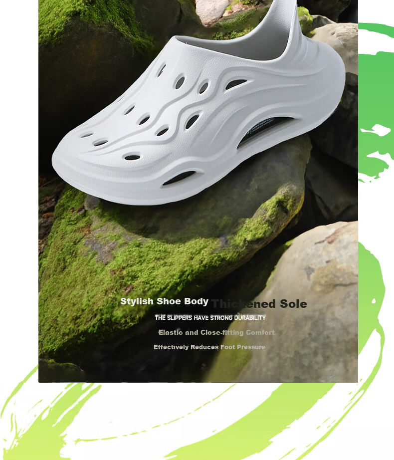 Warrior Official Men's Hollow-out Shoes 2026 Summer Outdoor Sandals Fully Covered Water Shoes Black Size 40 6