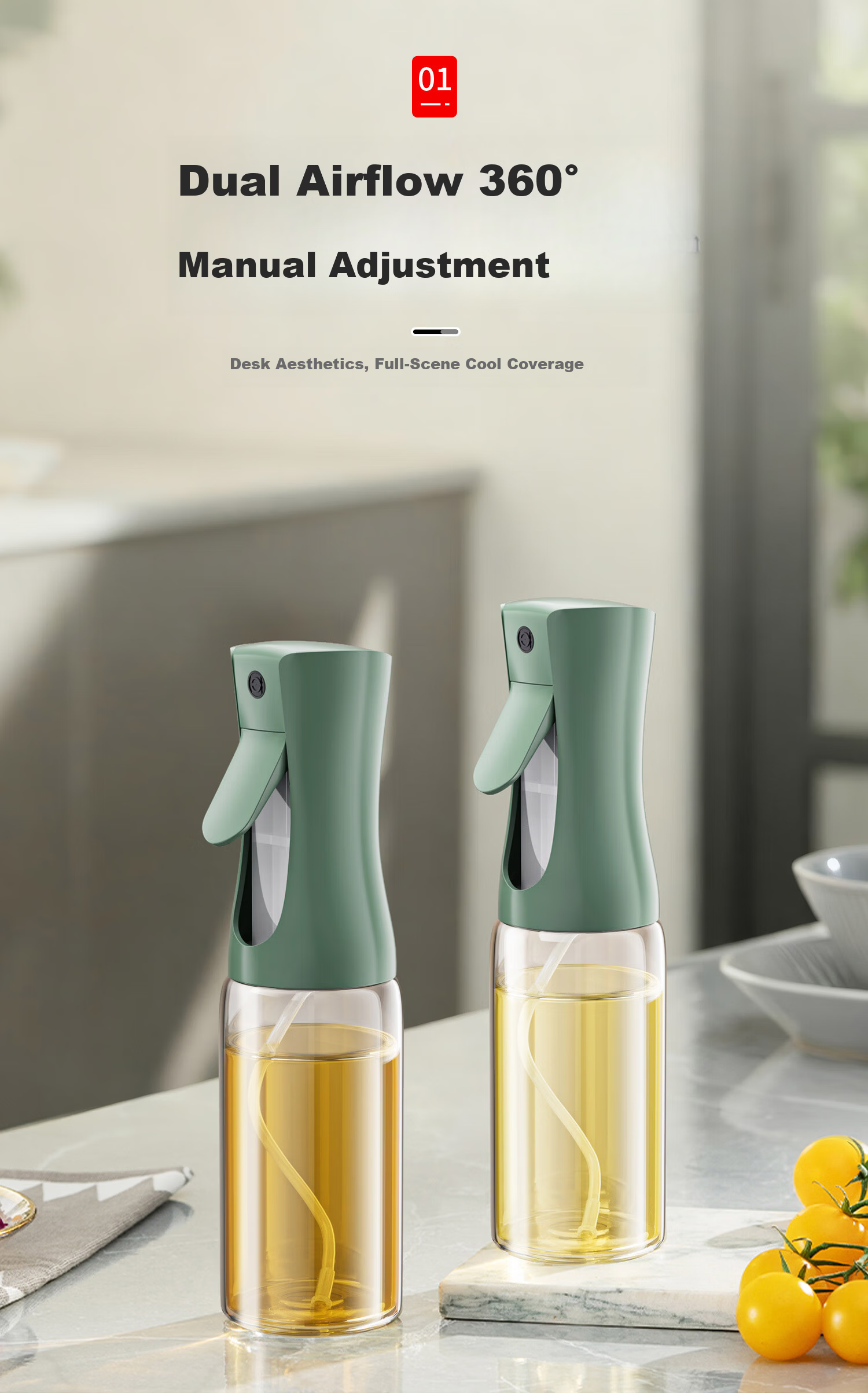 KATEI STORY Japanese Glass Oil Sprayer Kitchen Household Air Fryer Oil Bottle Spray Bottle Atomized Oil Container 1