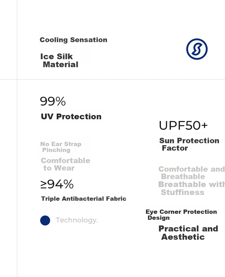 Obsu Cool Soft 3.0 Seamless Sunscreen Eye Protection Mask - Pure Lotus Pink 5