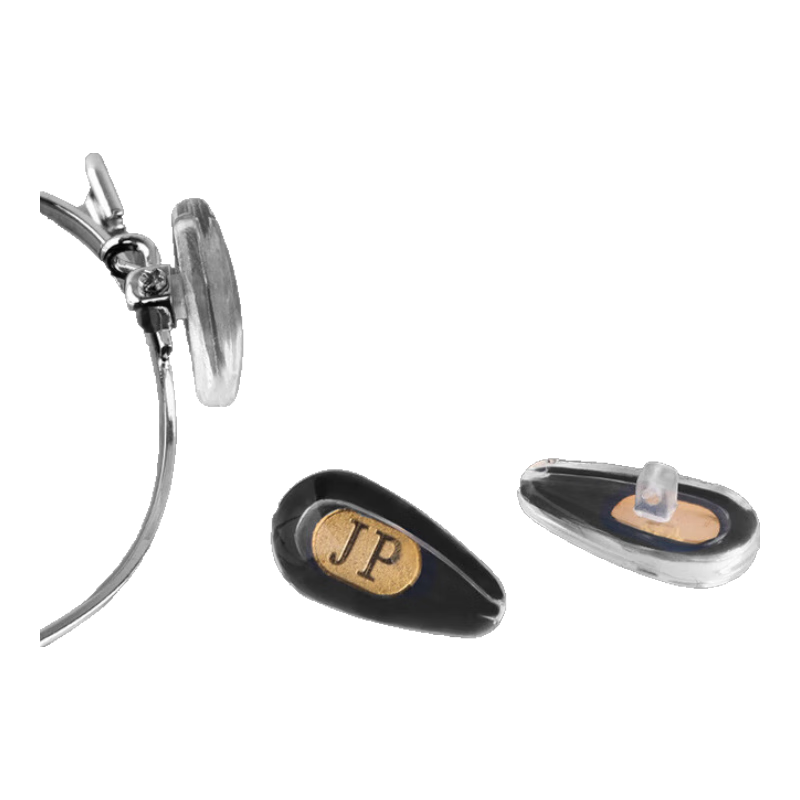HB Copper Core Airbag Nose Pads, 5 Pairs + Screws + Screwdriver + Glasses Cloth + Storage Box
