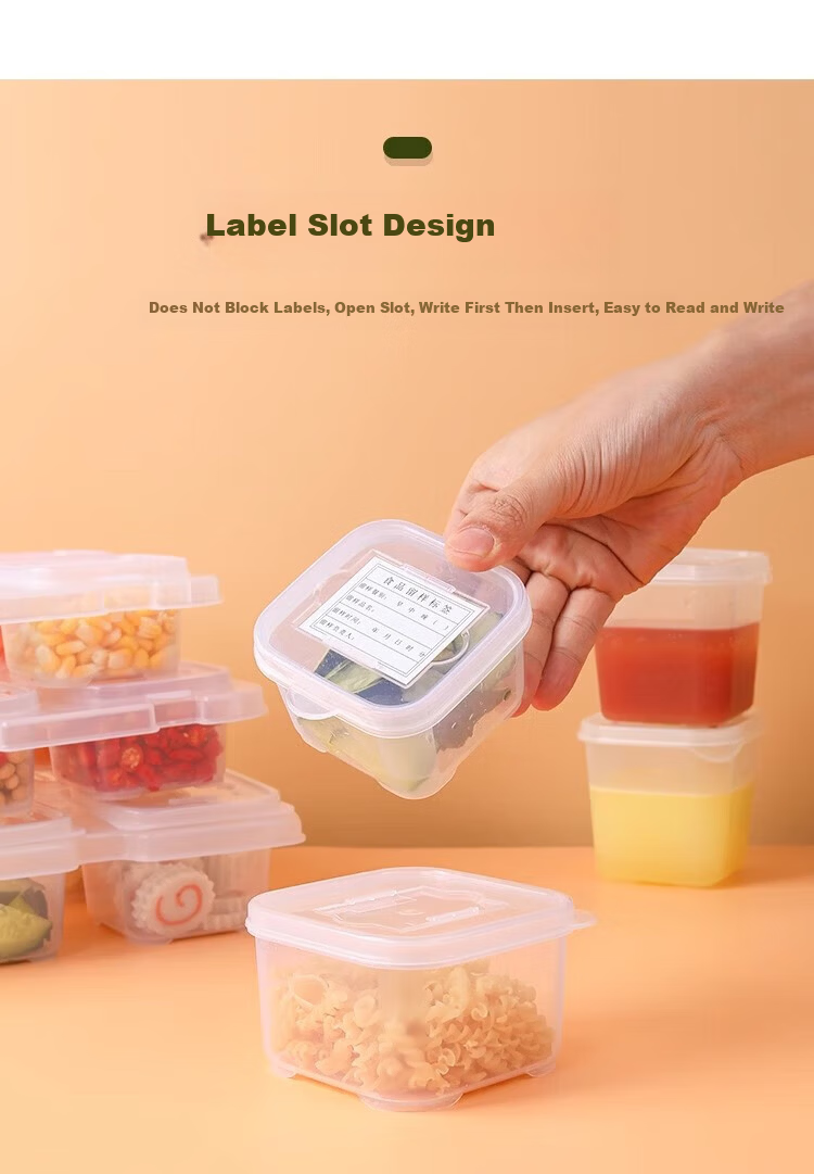 Danshi Zhiyuan Food Sampling Boxes Canteen Sample Containers Dish Sampling Fresh-Keeping Boxes 300ML 10 Pieces (Beijing Warehouse) 11
