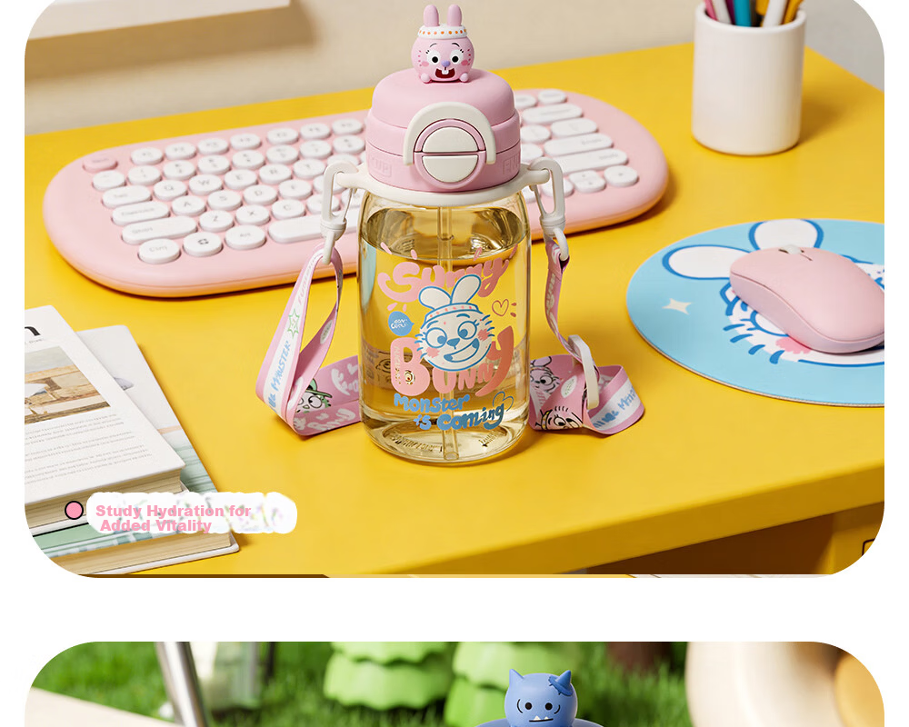 Fuguang Kids PPSU Straw Water Bottle Portable Dual-Use Cartoon Cute High-Temperature Resistant Plastic Cup for Boys and Girls 28