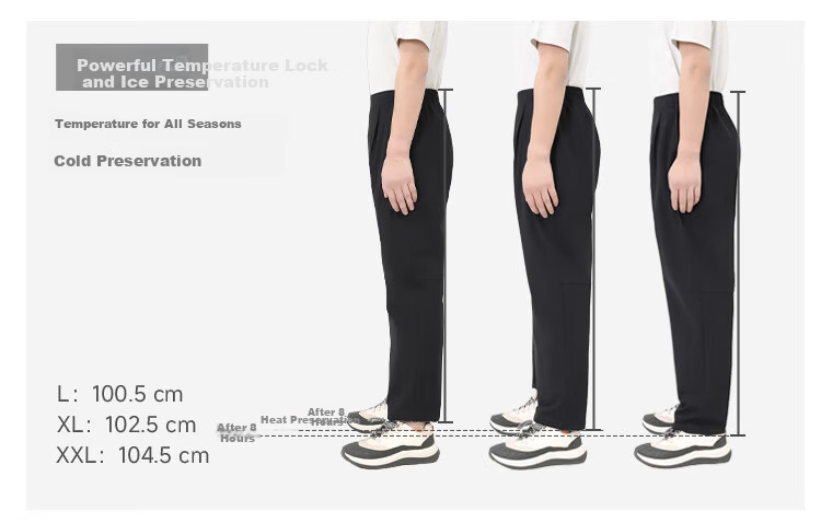 Beneunder Men's Sports Casual Pants Spring Summer Cool Straight Leg High Elastic Breathable CC926 Dark Blue Gray XXL 10