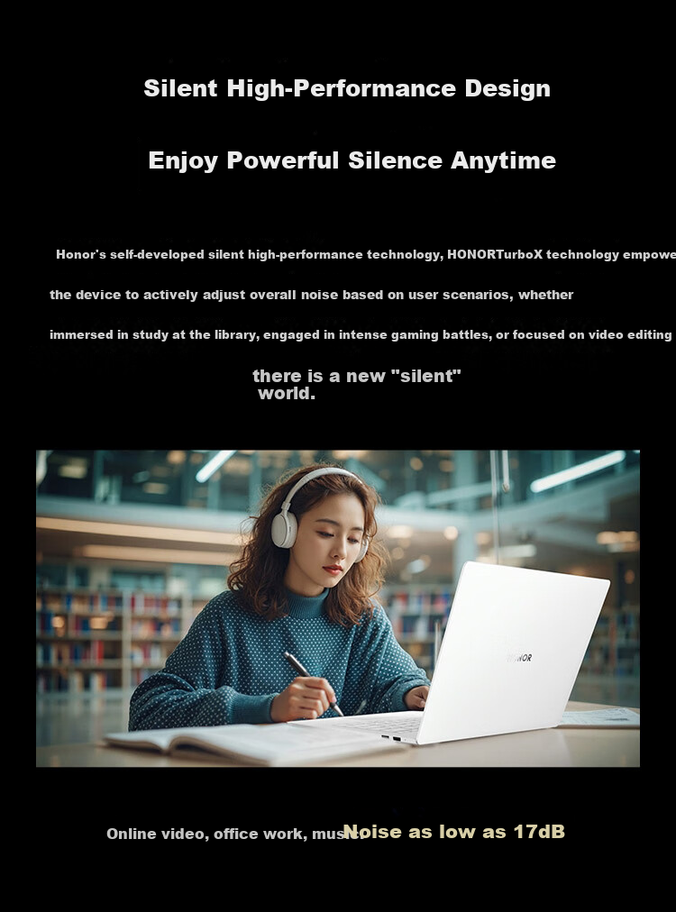 Honor MagicBook Pro 14 AI Lightweight Laptop 92Wh Battery 14.6" U5-225H 32GB 1TB 3.1K Oasis Eye Protection Screen Gray 18
