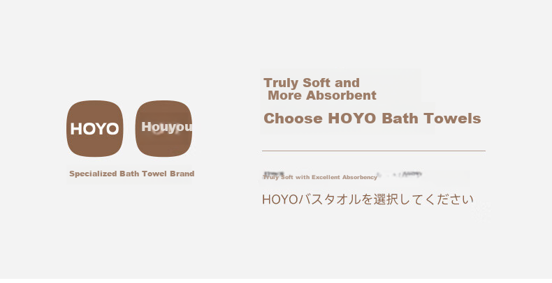 HOYO Japan Pure Cotton Towel Men's Face and Bath Towel Absorbent Quick-Dry Ivory Single Pack 33*60cm Sports 1