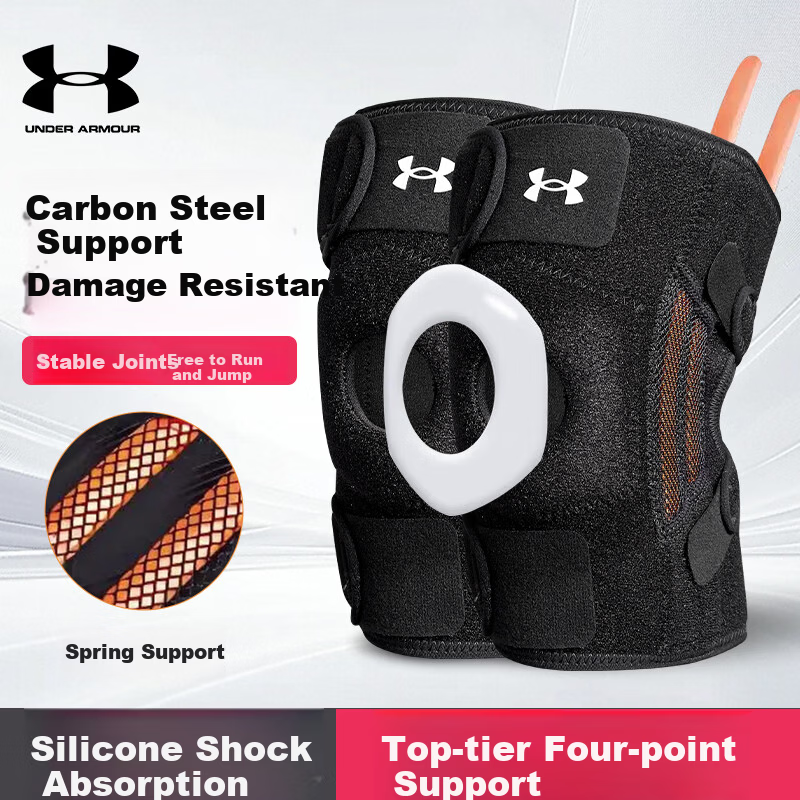 Under Armour Knee Brace for Sports Meniscus Injury, Synovitis, Patellar Strap, Autumn Warmth, Unisex Running Knee Support