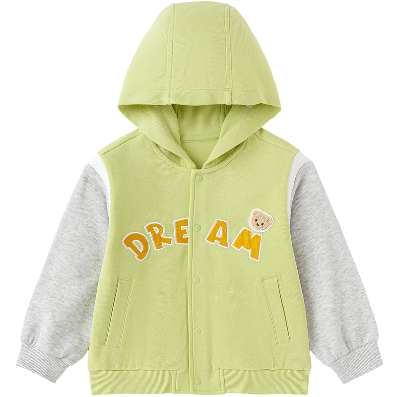 BALABALA Children's Clothing, Baby Outerwear for Boys And Girls, Infant Top, 2026 New Style, Kids Autumn Wear, Loose Soft Hooded Jacket