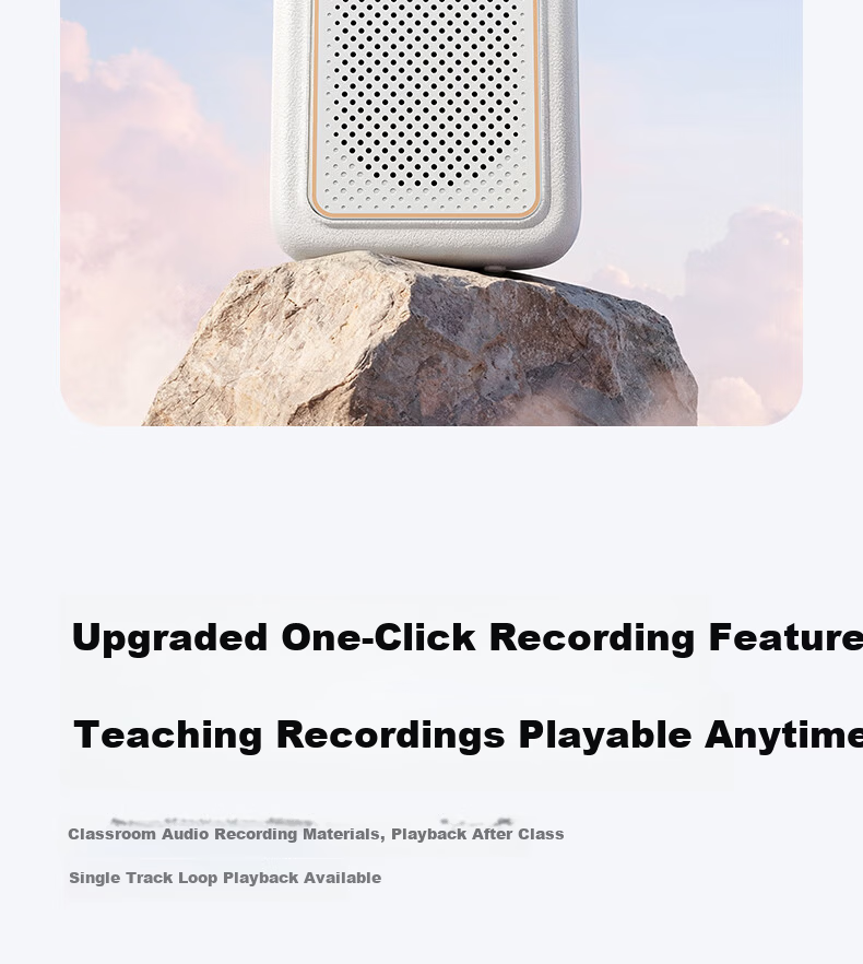 UGREEN V6 Little Bee Amplifier Teacher Wireless Headset Anti-Howling Bluetooth Speaker Portable Long Battery Life 3C Certified for Classroom Outdoor Lectures Recording 21