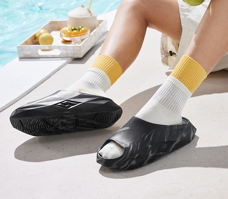 361° Joker Diamond Sports Slippers Men's Basketball Sandals Summer New 672621106-4 12