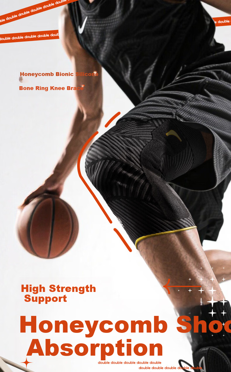 MOKO MAX Knee Brace Sports Basketball Running Hiking Badminton Meniscus Injury Spring Support Shock Absorption Protector 3