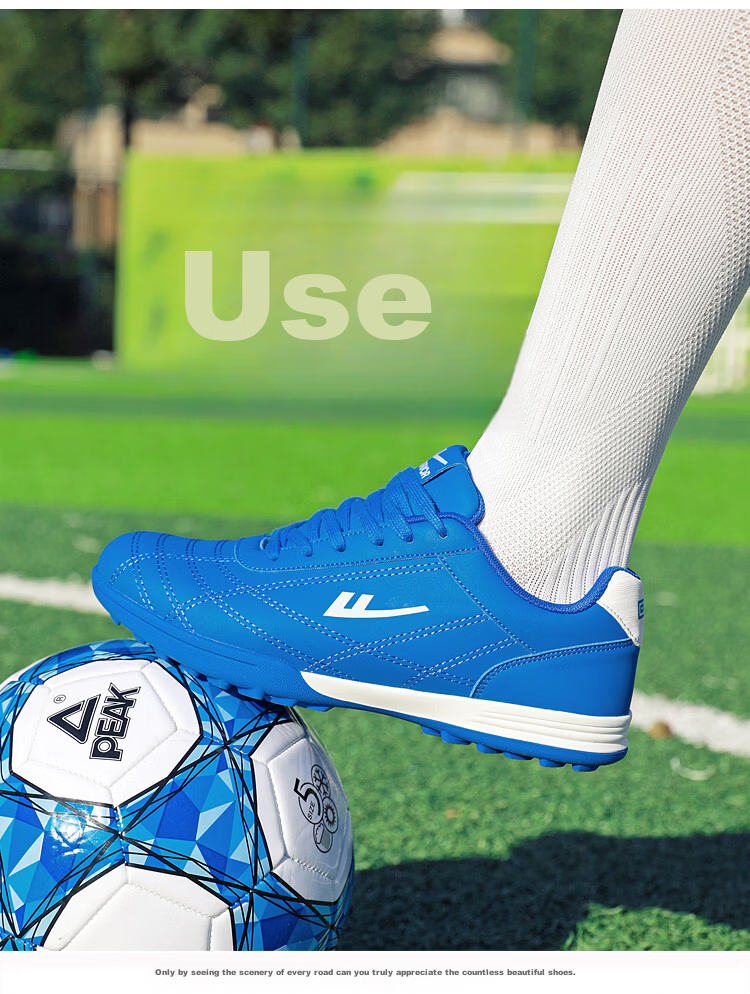 Warrior Soccer Shoes Unisex Youth Competition Training Durable Studs WXY-N611T Black Size 36 3