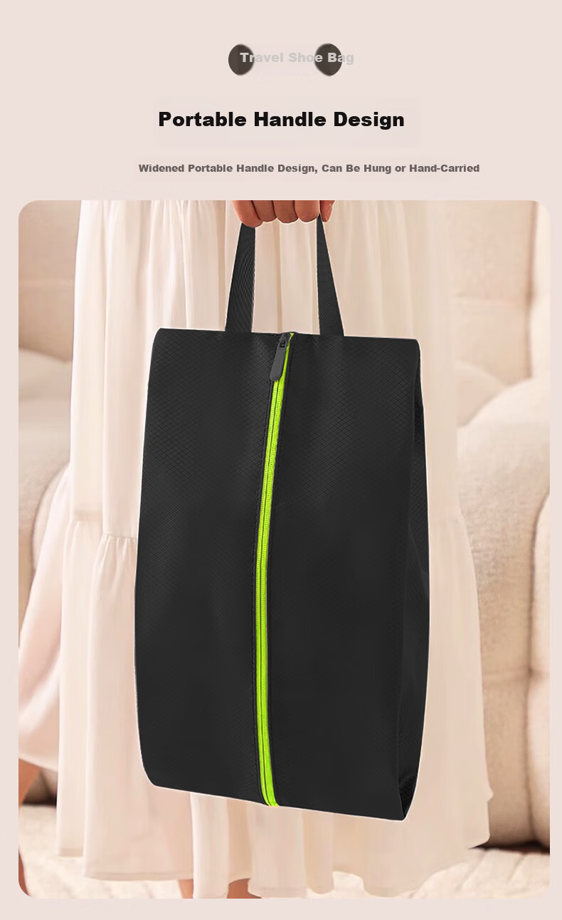 40,000 Kilometers Foldable Shoe Bag Shoe Cover Travel Shoe Storage Bag Sports Shoe Storage Hanging Football Basketball Dustproof Waterproof 5