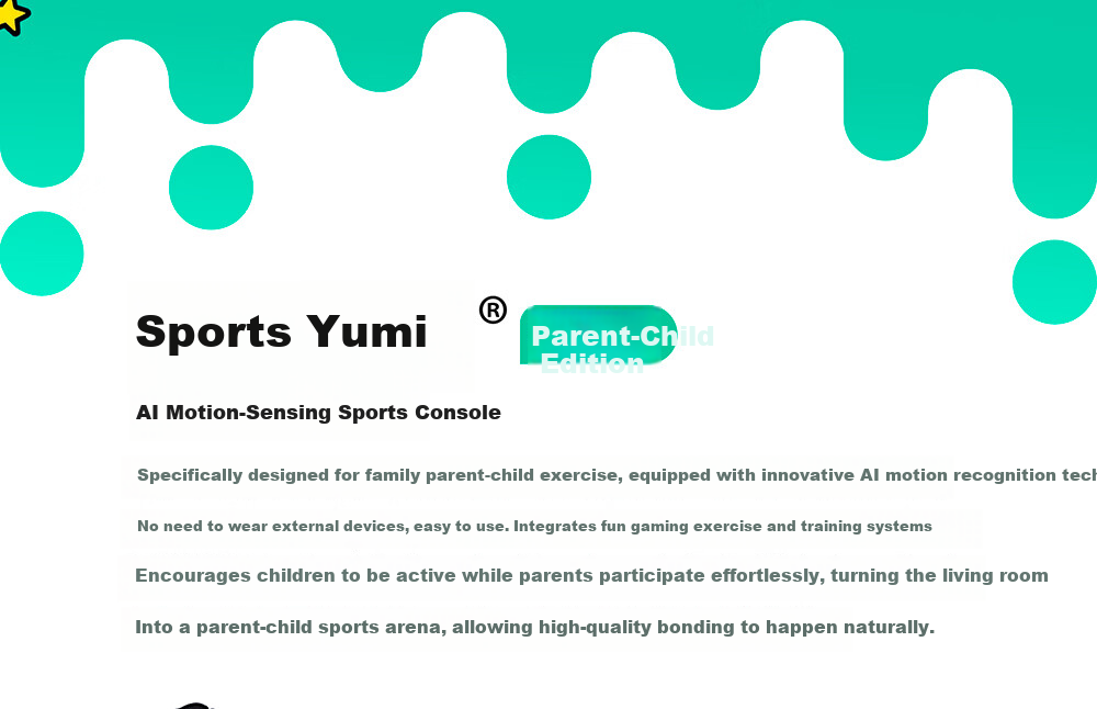 Sports Universe 2nd Gen New AI Motion Sensing Fitness Console NS2 Home Family Exercise Motion Game Console TV Connected Parent-Child Edition 4
