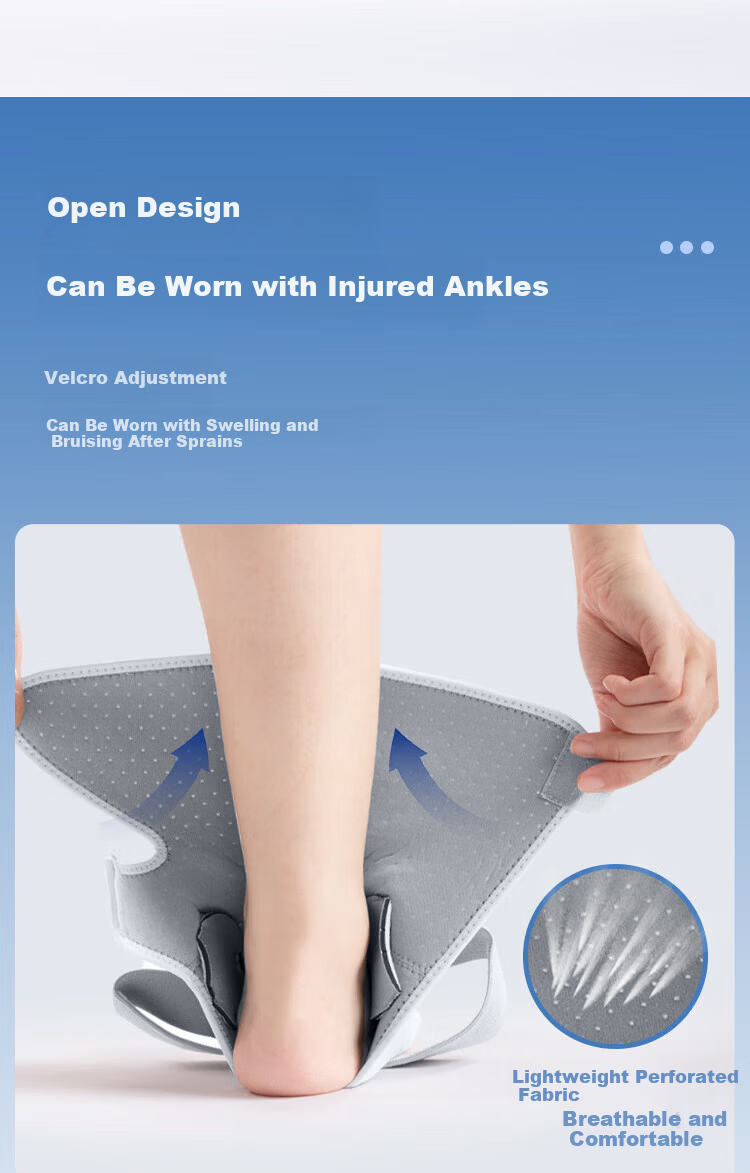 Tuobuzhe Ankle Brace Ligament Injury Support Anti-Sprain Ankle Stabilizer Fracture Recovery Splint Achilles Tendonitis Protector 8