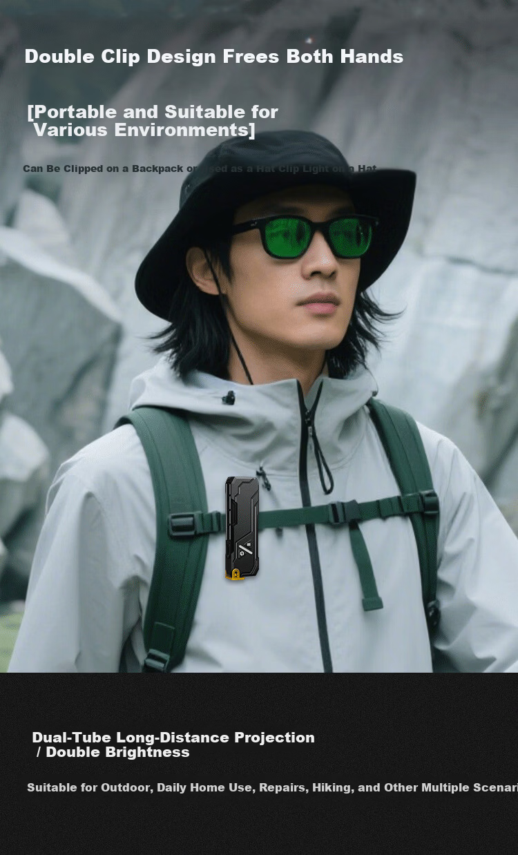 Cavalry DT009 Multifunctional Flashlight High Brightness Rechargeable Compact Portable Outdoor Magnetic Work Light 5