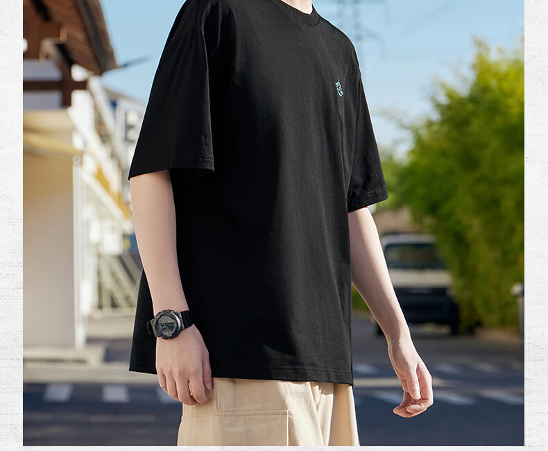 361° Men's Short Sleeve T-Shirt Summer New Sports Running Loose Casual Trendy Top 632519115D-9 69
