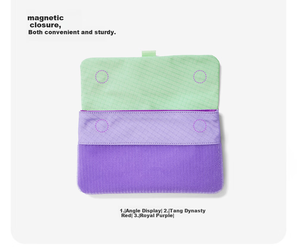 M Square Phone Bag Unisex Crossbody Bag Power Bank and Data Cable Organizer Lightweight Commuter Travel Shoulder Bag Taro Purple 4