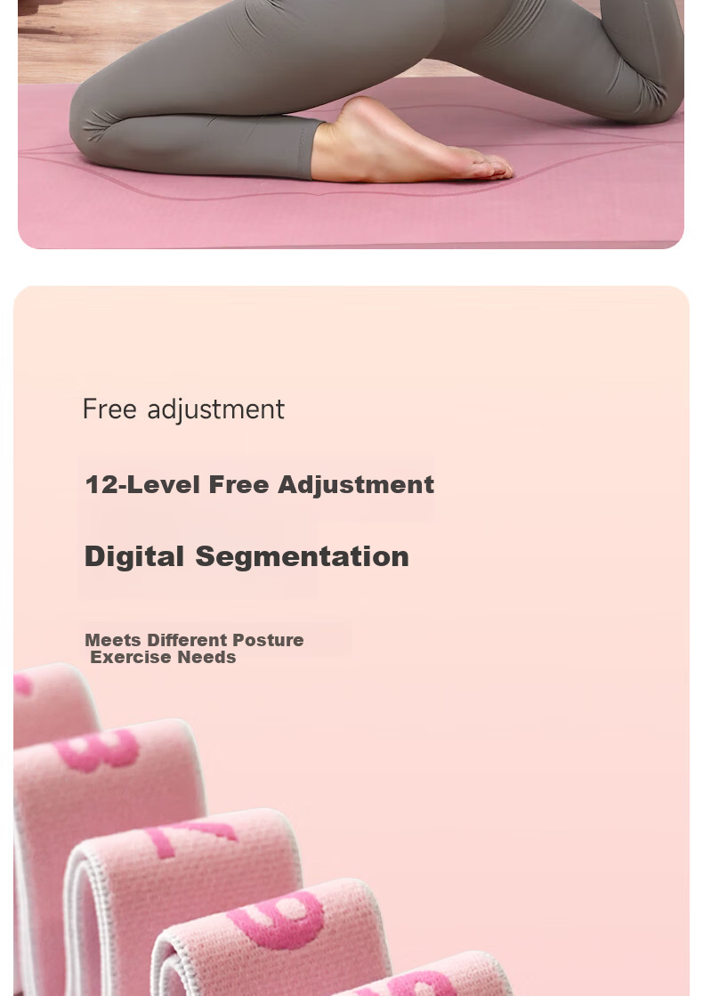 361° Elastic Band Yoga Fitness Stretch Band for Women Kids Digital Resistance Band Leg Training Dance Exercise Pull Strap 2