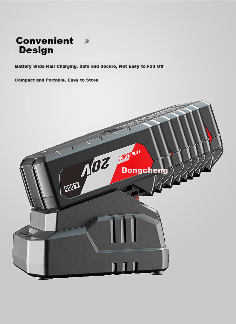 Dongcheng 20V Battery Charger FFCL20-01 Lithium Battery Fast Charger 4