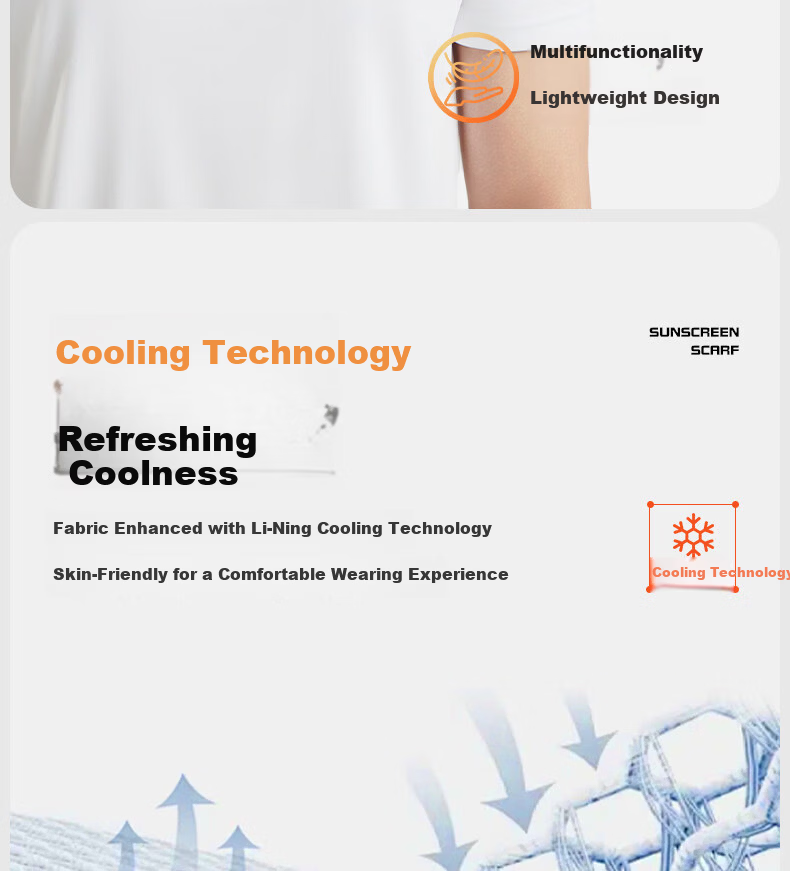 Li-Ning Unisex Sun Protection Face Mask UV Protection Ear-Hook Cycling Summer Ice Silk Mask Neck Gaiter Windproof Dustproof Scarf 7