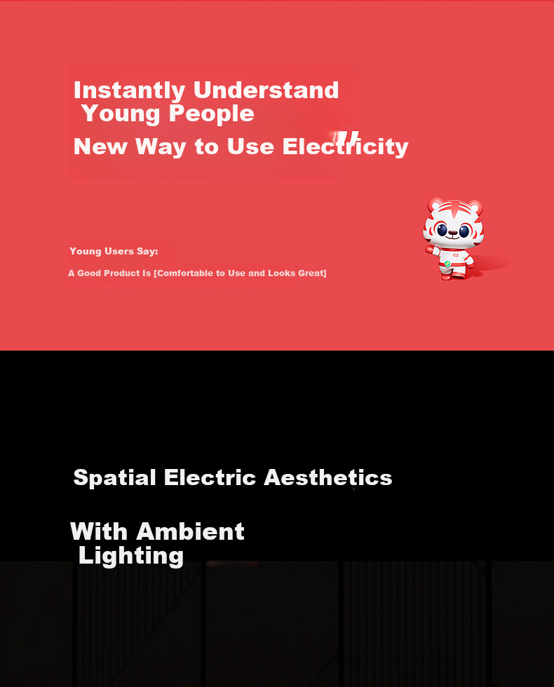 International Electric Track Socket with Sensor Light Kitchen Sideboard Island High Power Smart Power Rail Strip Surface Mounted Track Mobile Power 60cm + 4 Adapters 3