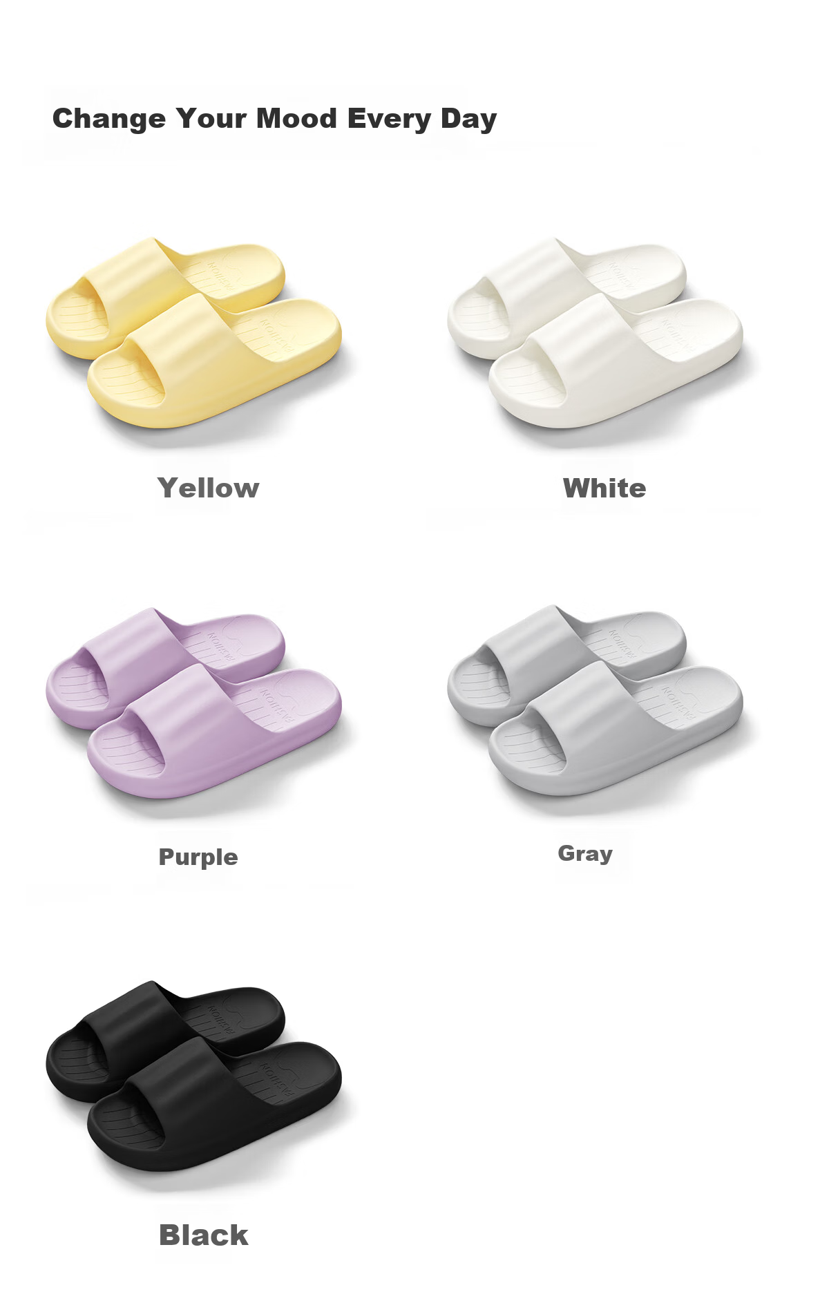 Lidani Antibacterial Deodorant Slippers Men's Summer New Indoor Home Bathroom EVA Cloud Soft Couple's Sandals 13