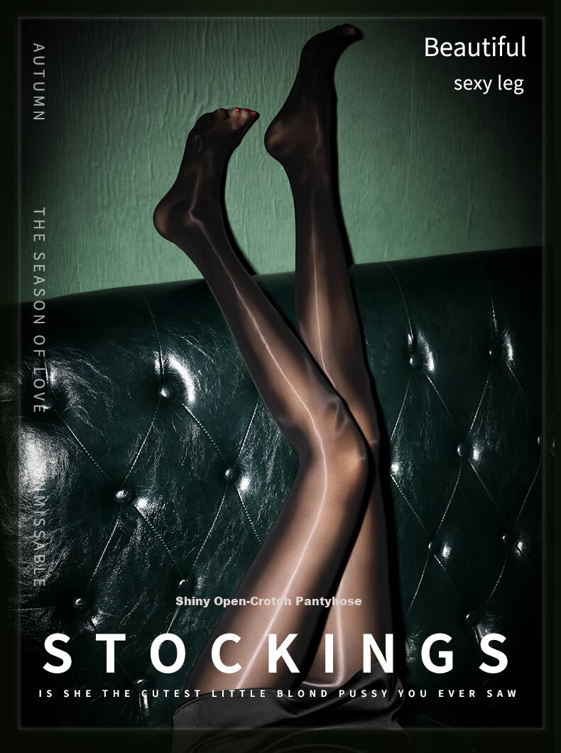 Zhenmei Women's Thin Anti-Snag Sexy Black 8D Shiny Pantyhose Coffee 7151 1