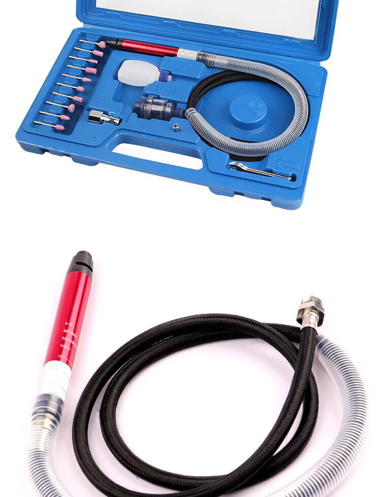HSDICK HS-1 Pneumatic Grinder Air Grinding Pen Set Mini Engraving Pen Pneumatic Polishing Machine 5
