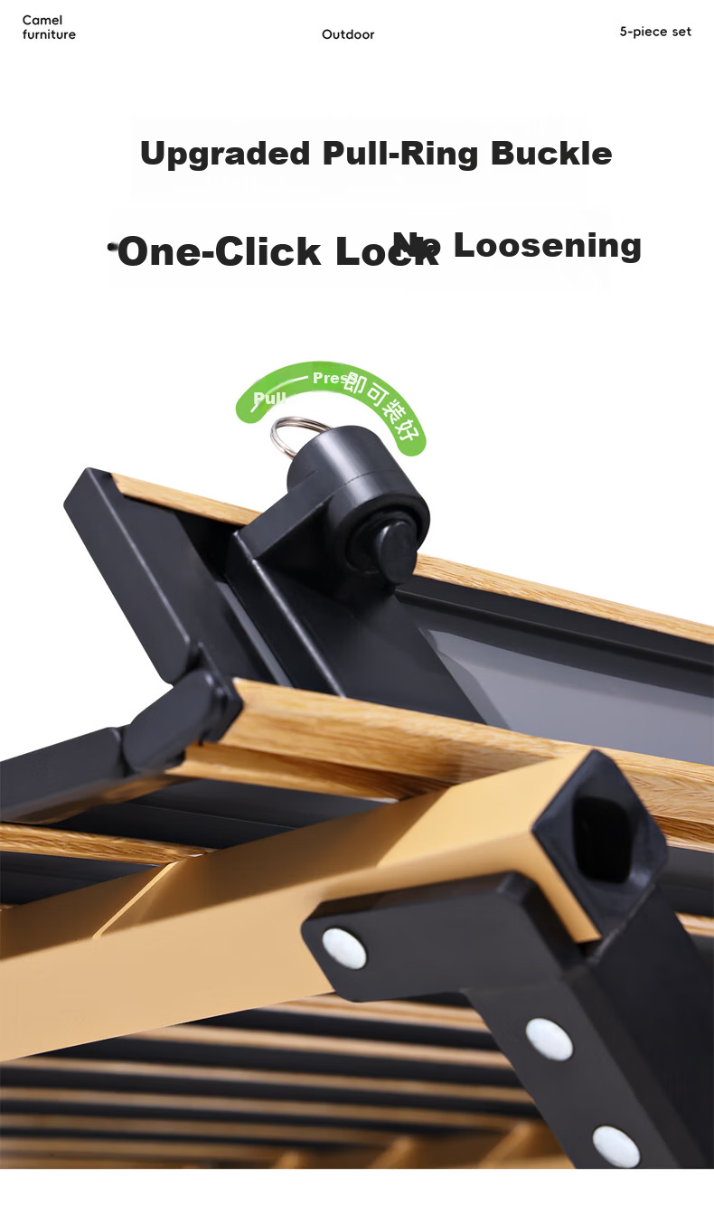 CAMEL Egg Roll Outdoor Folding Table Portable Picnic Camping Integrated Table and Chair Equipment 173CJ00114C 3