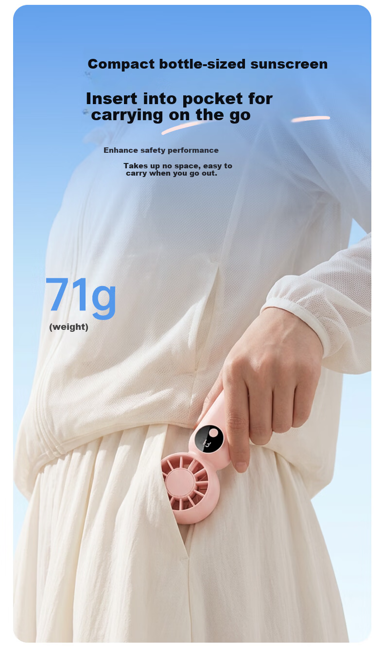 ALittleFlower [2026 New Model] Small Handheld Fan, Cooling Portable Quiet Long-Lasting Electric Fan, Compact Mini Fan for Students, Portable Children's Blowing Rice Gadget, High-Speed 6