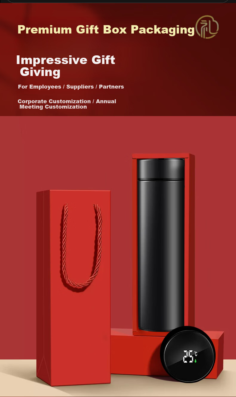 Tea Edge 304 Stainless Steel Smart Temperature Display Insulated Mug Large Capacity Business Tea Water Separation Cup for Office Men and Women 3