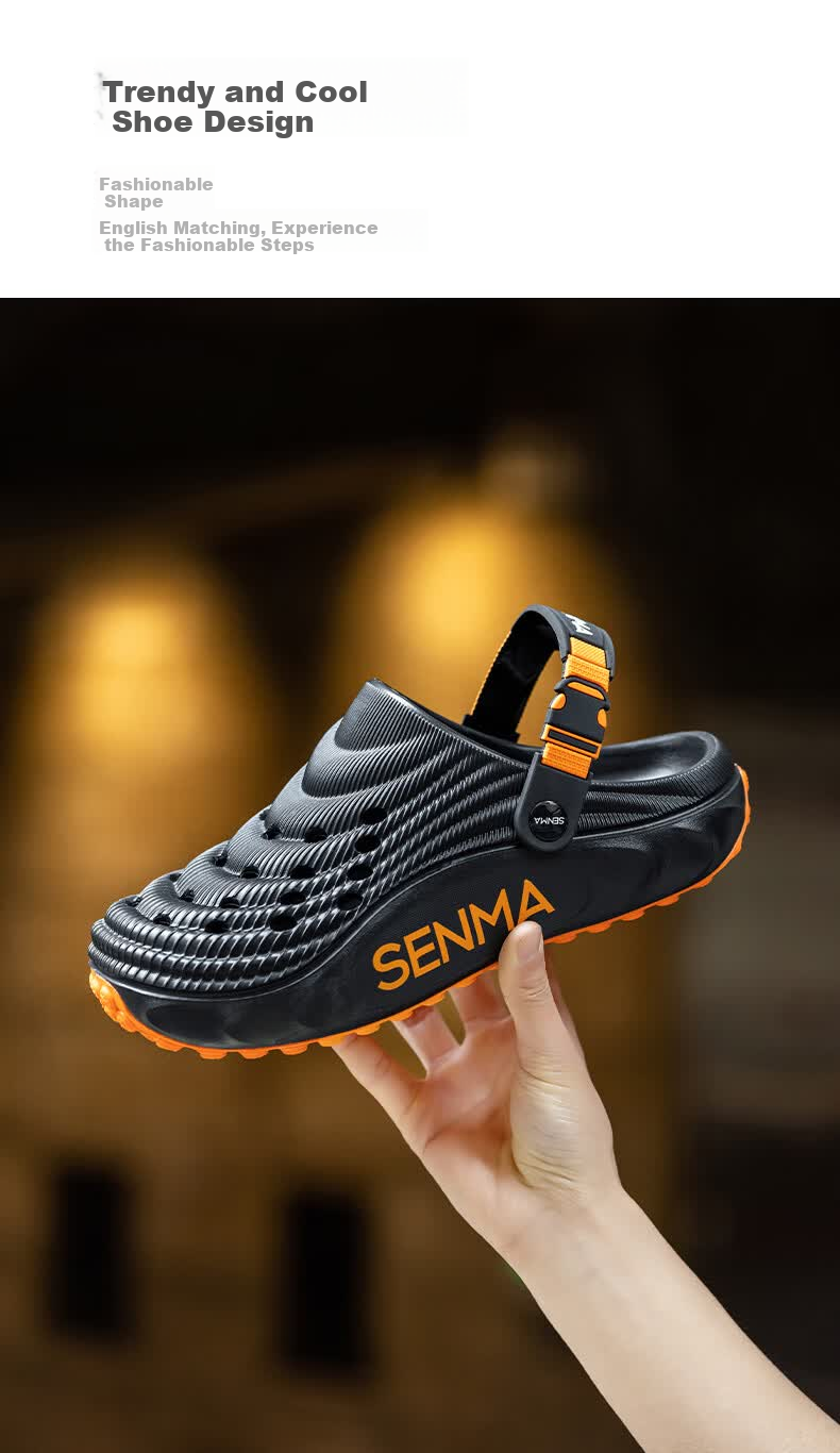 Semir Men's Hollow-out Sports Slippers Summer Outdoor Sandals 2026 New Beach Shoes 5