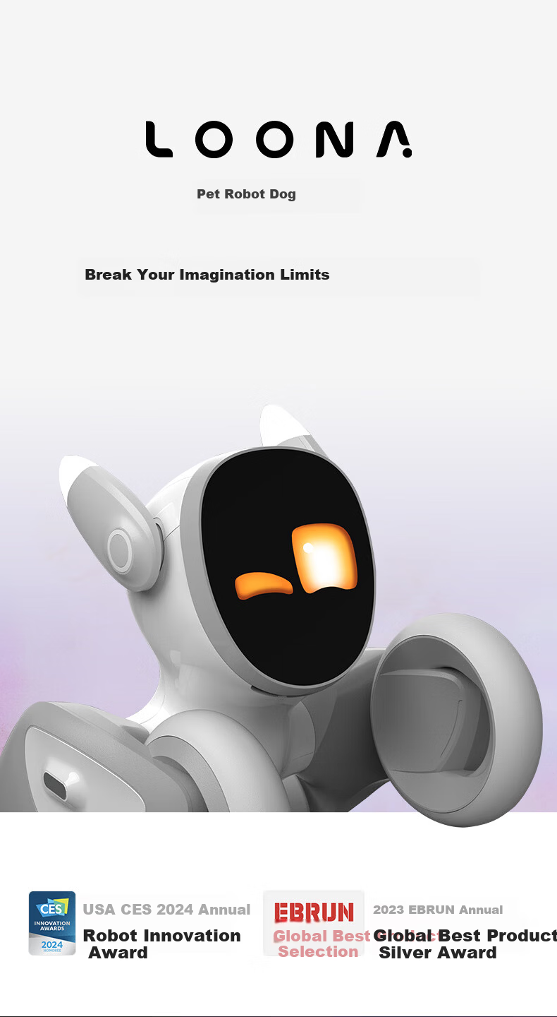 Kolibao Loona AI Smart Companion Robot for Kids Children's Day Gift Programming Learning Interactive Language Early Education Toy CES Innovation Award 1